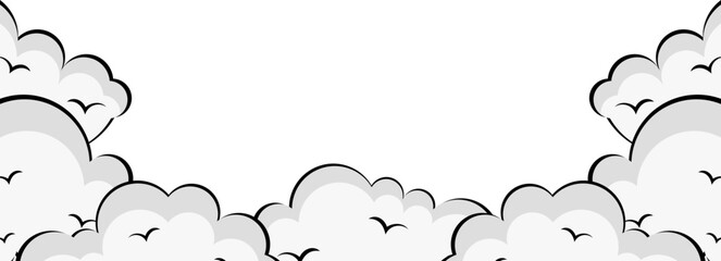 Cloud Comic Footer