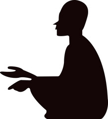 Islam Praying Silhouette