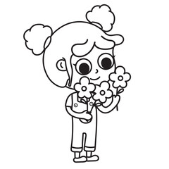 Coloring pictures for children, various activities, playing, playing sports, gardening