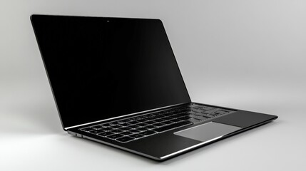Laptop Cover Mockup: Digital Notebook Contraption with Aerial View on Aluminium Back