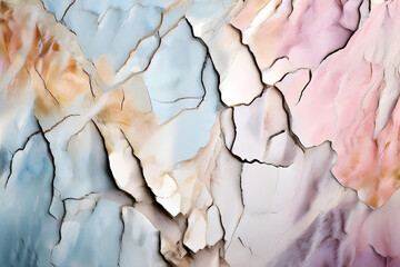 blue and white painted wall