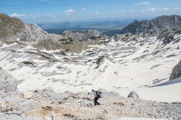Trekking to Bobotov Kuk, Durmitor National Park, Zabljak, Montenegro