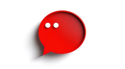 A round dialog icon symbolizing communication and conversation, featuring a simple yet effective design. This icon is ideal for representing chat applications, messaging platforms, 