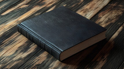 Personalized photo album with embossed cover, precious memories, 3D illustration