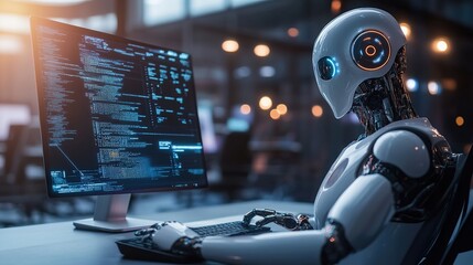 A hacker manipulating an AI system to carry out sophisticated cyberattacks, bypassing human defenses with adaptive intelligence