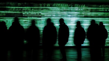 A notorious hacker group launching a massive cyber operation, working from the shadows to exploit vulnerabilities