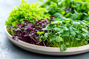 새싹채소, 어린잎채소, 유채나물, 무순