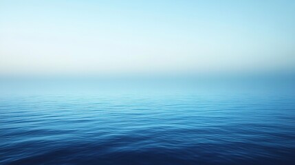 Obraz premium Calm Blue Seascape at Dawn