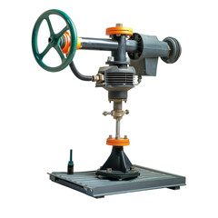 A garden irrigation system, garden equipment, photograph style, isolated on transparent background