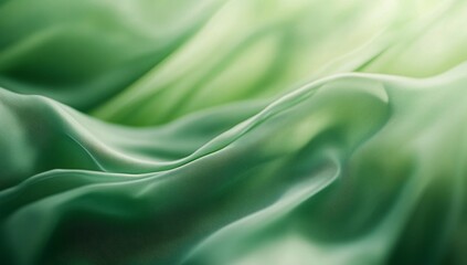 Obraz premium A green fabric with a pattern of lines and dots