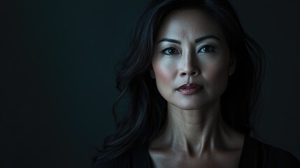 Serene Asian Woman Portrait