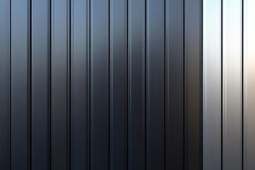 A black and white photo of a wall with a series of vertical lines