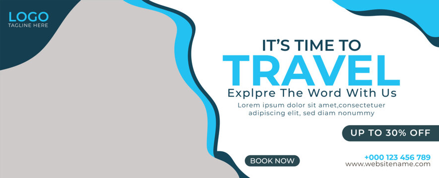 Bill Borad's banner for a template for travel designs.