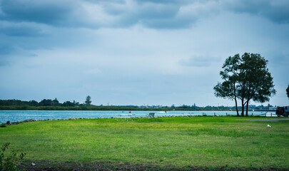 The photo was taken in Swansea Channel, Australia