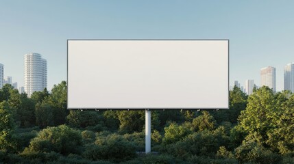 Fototapeta premium Empty billboard