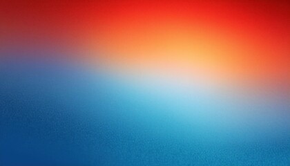 Obraz premium Dynamic Gradient Texture. Bold Blue to Fiery Red Color Blend with Subtle Grainy Effect, Perfect for Modern Digital Designs, Eye Catching Posters, Marketing Banners, or Presentation Backgrounds Copy 
