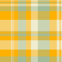 Production tartan plaid fabric, bag seamless vector textile. Fibre texture background check pattern in bright and light colors.