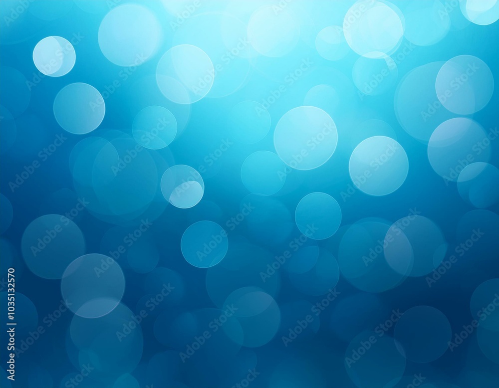 Wall mural blue sky bokeh background with soft blur bokeh light effect, background bokeh