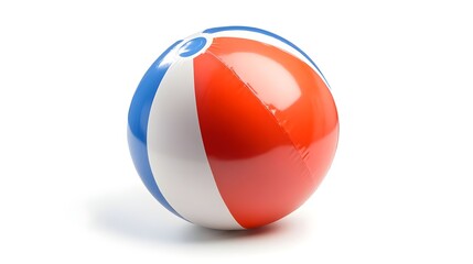 Inflatable Beach Ball Red White and Blue Summer Fun Water Toy