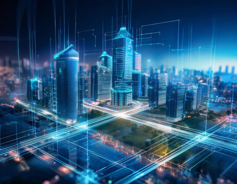 Close-Up of Smart Cities Technologies