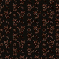 Halloween pattern 