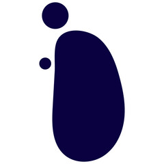 Navy Organic Blob