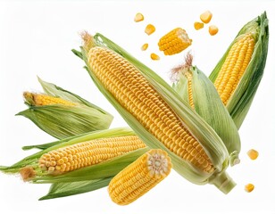 Corn on the cob kernels 