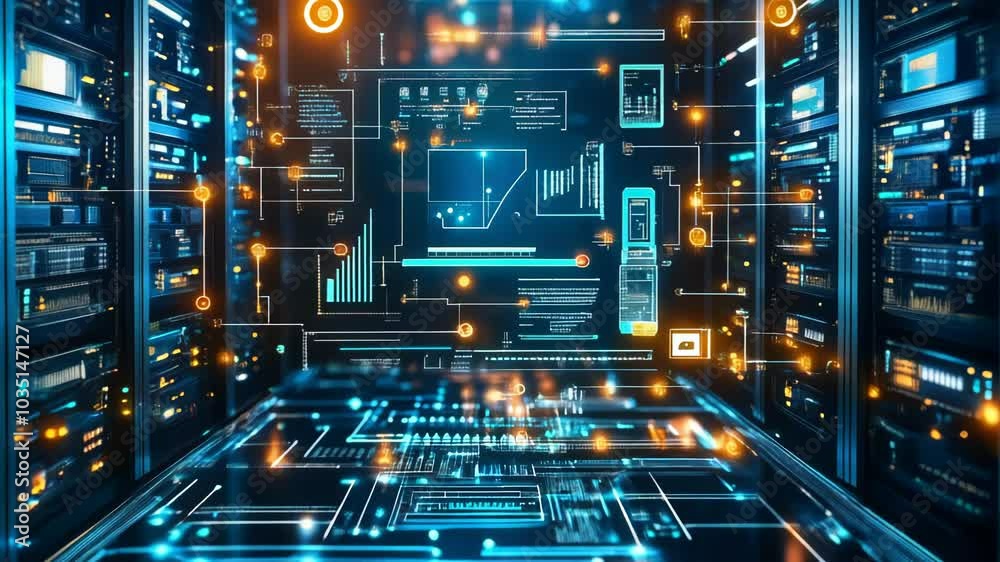 Poster ai-driven predictive maintenance in data centers: predictive analytics algorithms monitoring equipme