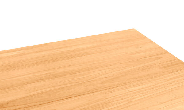 View of wood or wooden table top corner PNG transparent.