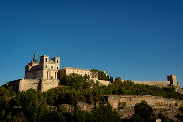Obraz premium Uclés Monastery in Uclés, Cuenca, Castilla la Mancha, Spain