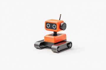 Fototapeta premium Innovative smart robot toy designed for fun learning and play perfect for engaging children in technology and creativity