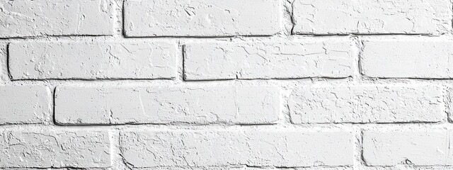 Obraz premium White brick wall texture background