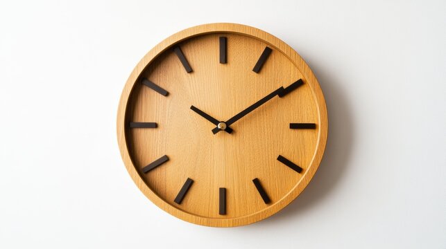 A classic wall clock with a timeless design, Modern lifestyle theme, Minimalist style