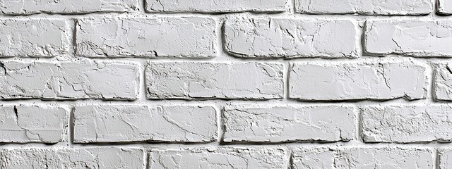 Fototapeta premium White brick wall texture background