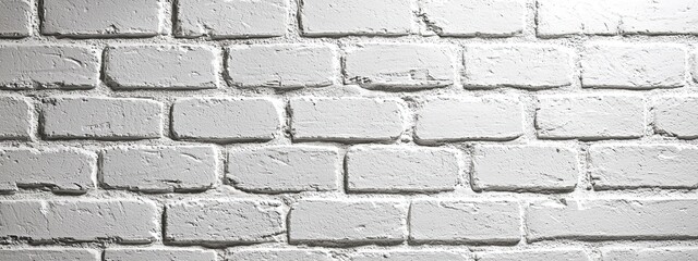 Obraz premium White brick wall texture background