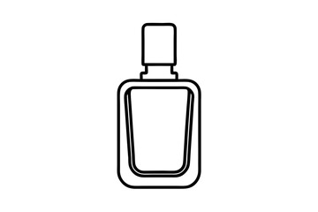 Nail polish silhouette vector, Nail polish bottle icon