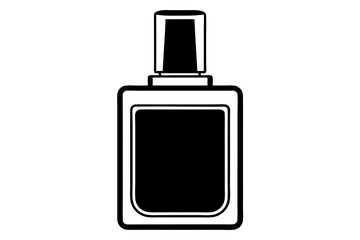 Nail polish silhouette vector, Nail polish bottle icon