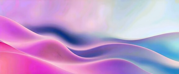 Obraz premium Abstract Wavy Background with Purple, Pink, and Blue