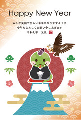 2025年巳年の年賀状素材
