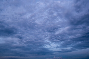 Obraz premium Dark sky with stormy clouds. Dramatic sky rain,Dark clouds before a thunder-storm.