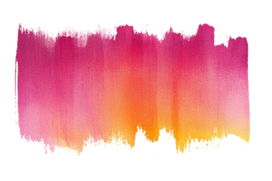 Vibrant watercolor strokes in pink, orange, and yellow blend seamlessly, creating a warm and artistic abstract background.