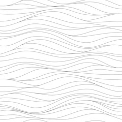 Fototapeta premium Seamless wave pattern. Water waves. Wavy lines