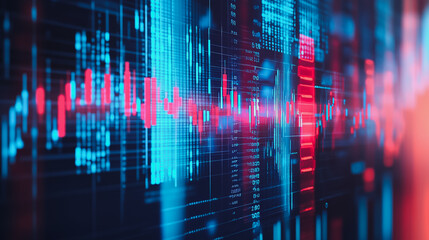 Abstract business network smart city and charts and graphs with statistics to innovative analyze business potential and forecast future development of companies growth.