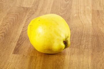 Ripe sweet organic quince fruit