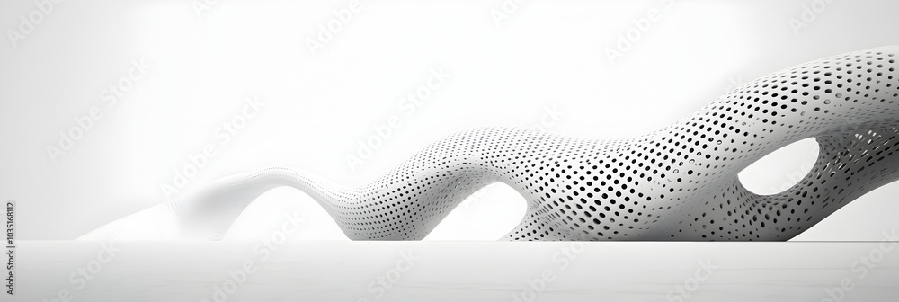 Aufkleber A captivating abstract design featuring a mesmerizing blend of blurred shapes and forms that create a sense of depth movement and dynamic energy  This contemporary