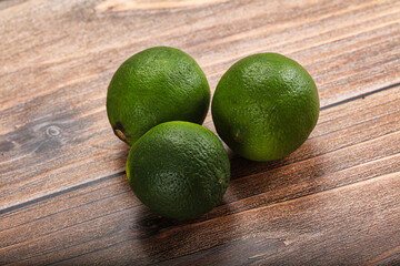 Green sour tropical Lime fruit