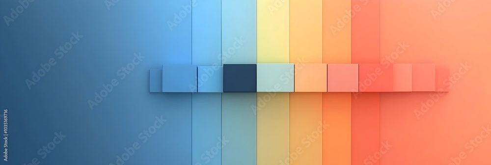 Aufkleber Breathtaking abstract gradient background with smooth flowing color transitions that create a mesmerizing visually captivating aesthetic  The dynamic multidimensional patterns and vibrant