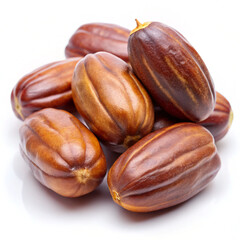 Obraz premium chestnuts isolated on white. food, nut, hazelnut, brown, isolated, nuts, chestnut, healthy, fruit, hazelnuts, hazel, white, shell, closeup, snack, heap, organic, ingredient, natural, macro, nature, se