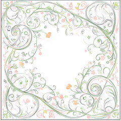 Geometric and Organic Doodle Tile and Carpet Designs with White Borders | Hand-drawn, Abstract, Floral, and Symmetrical Patterns in Soft Pastel and Earth Tones