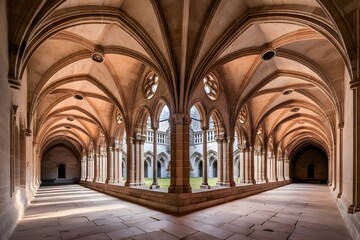 Cloister of a cathedral